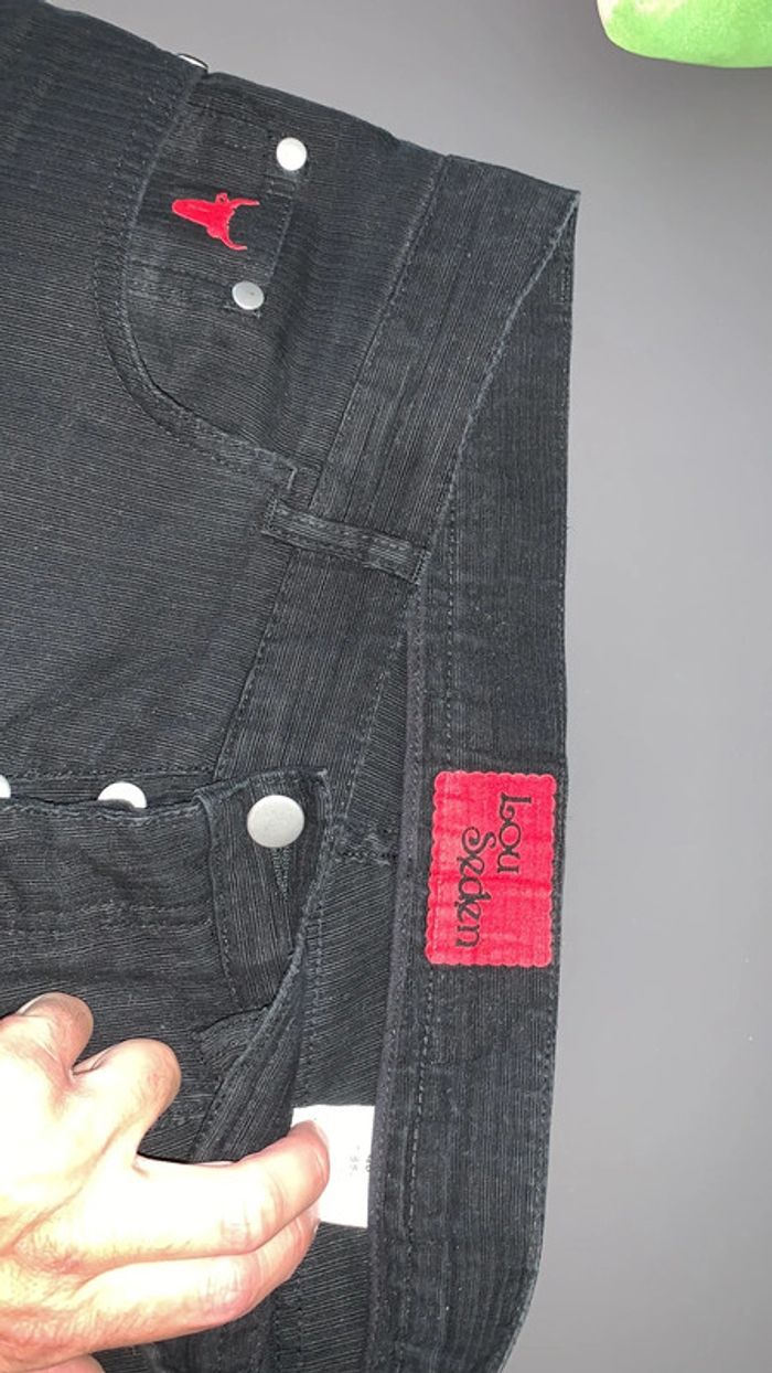 Pantalon Lou seden noir taille 40