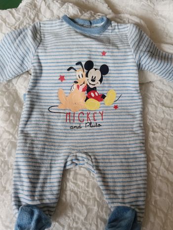 Pyjama bébé velours d'éponge