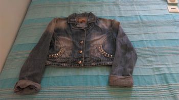 Veste courte en jean