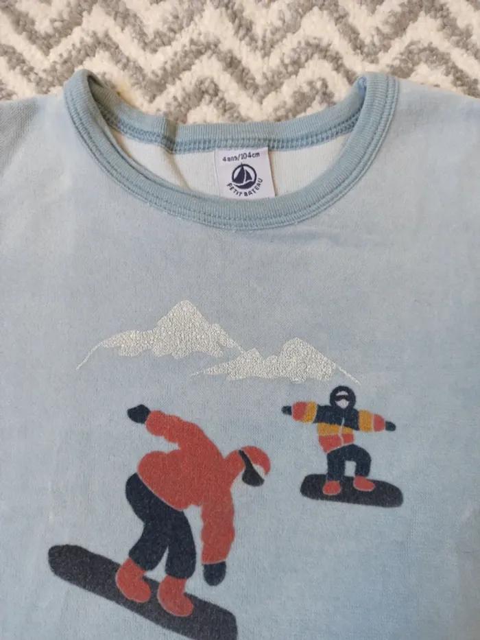 Pyjama 2 pièces épais - Taille 4 ans - photo numéro 3