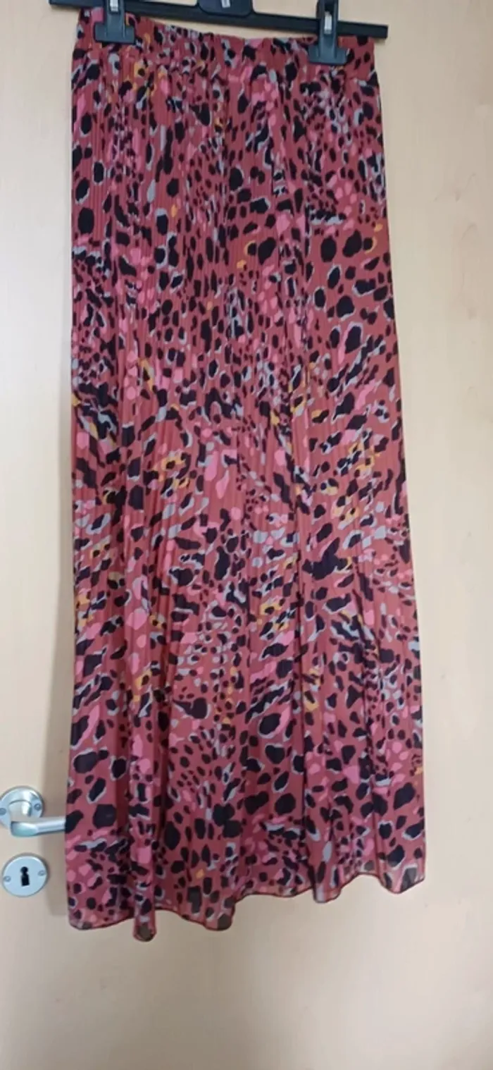 Longue jupe plissée bellita taille m