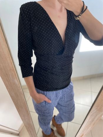 Blouse pois