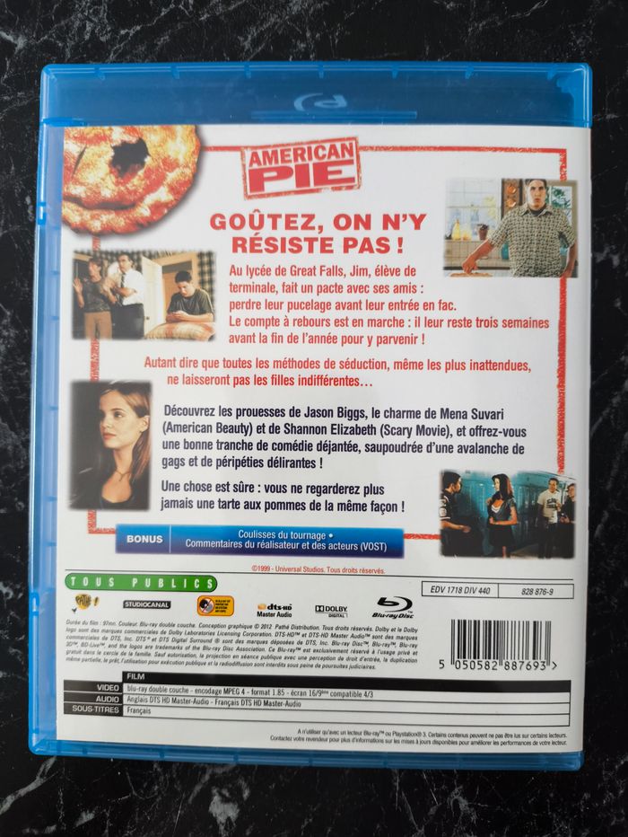 Lot American Pie 1 à 4 en Blu-ray - photo numéro 3