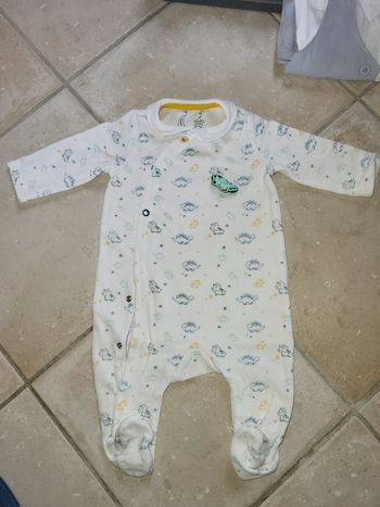 Pyjama dinosaure 6 mois Sergent Major