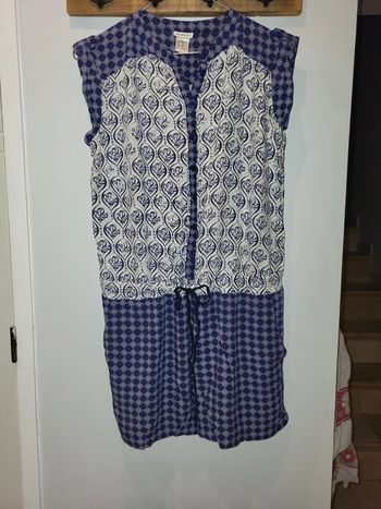 Soft Grey Robe bleu blanche 38 M