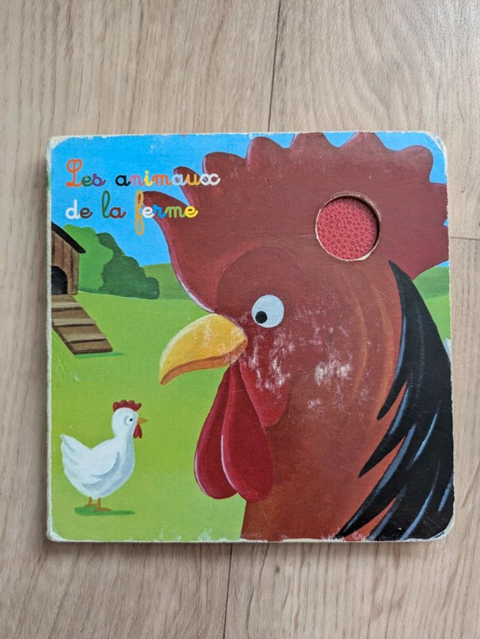 Livre bébé découvrir et toucher les animaux