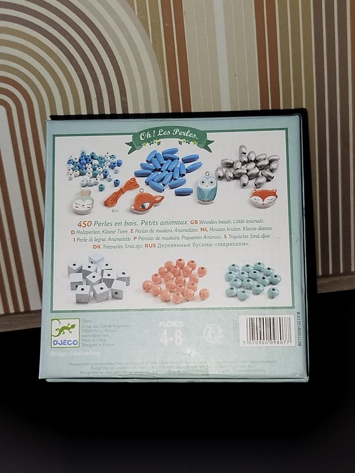 Djeco Coffret perles en bois - photo numéro 2