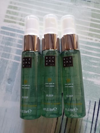 3 brumes corporelles Rituals of jing 20ml