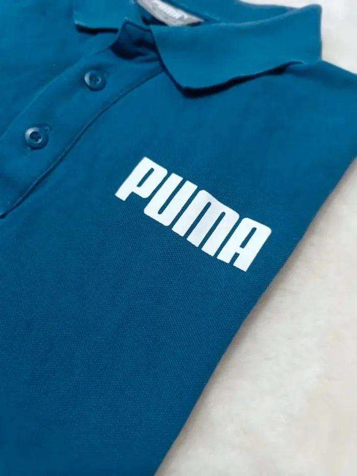 💙Polo PUMA bleu homme taille M classique - photo numéro 2