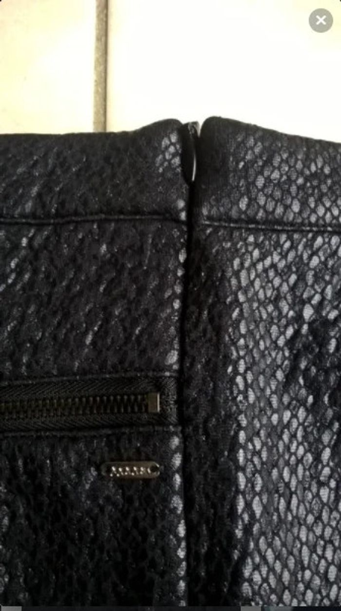 Jupe courte effet croco bleu School Rag T42 - photo numéro 4