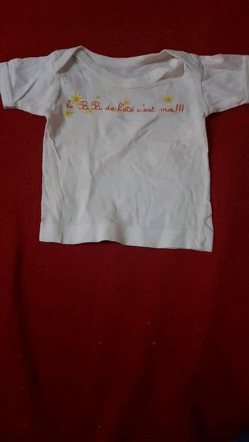 T-shirt 1 mois mixte