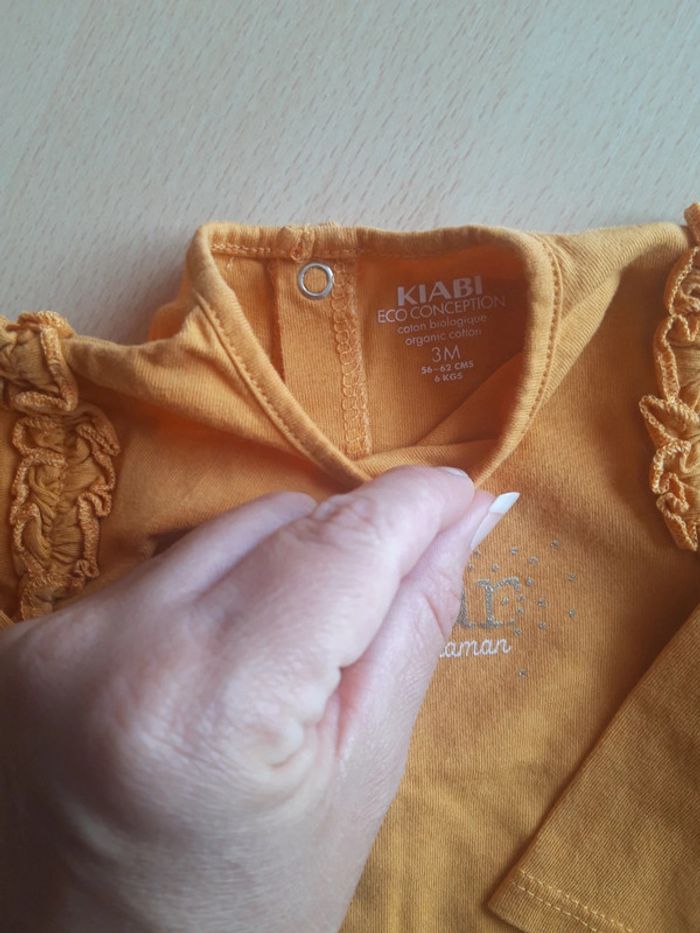 Tee-shirt manches longues 3 mois - photo numéro 2