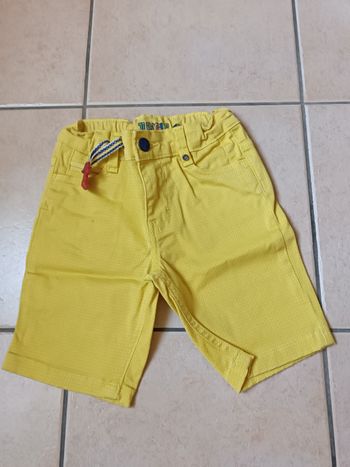 Short jaune Sergent major 4 ans