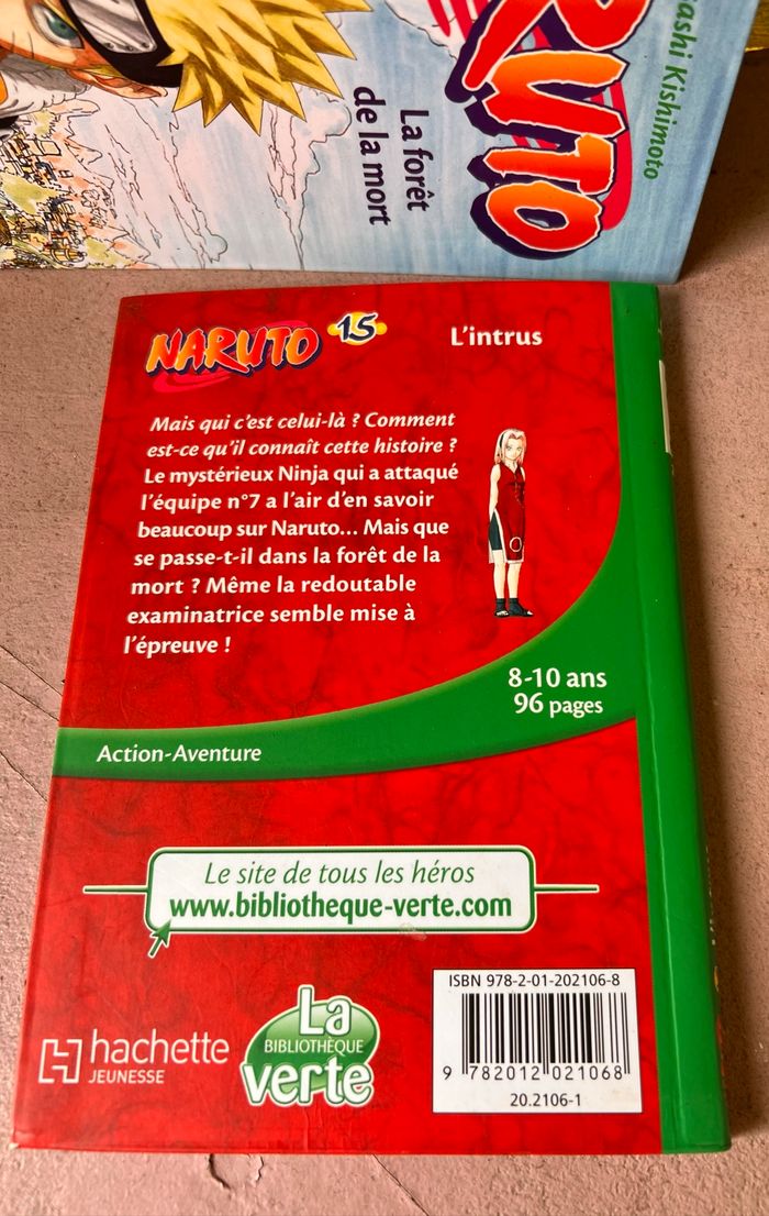 Naruto Bibliothèque verte - photo numéro 3