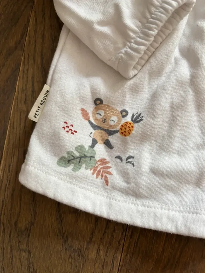 Tenue 2 pièces tunique legging Petit béguin Costa Rica tbe 9 mois - photo numéro 2