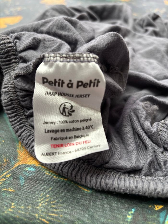 Lot 2 drap housse taille couffin de maternité - photo numéro 2