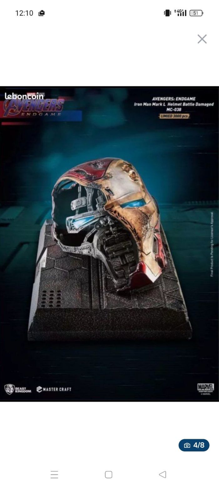 Casque Iron man édition limitée - photo numéro 2