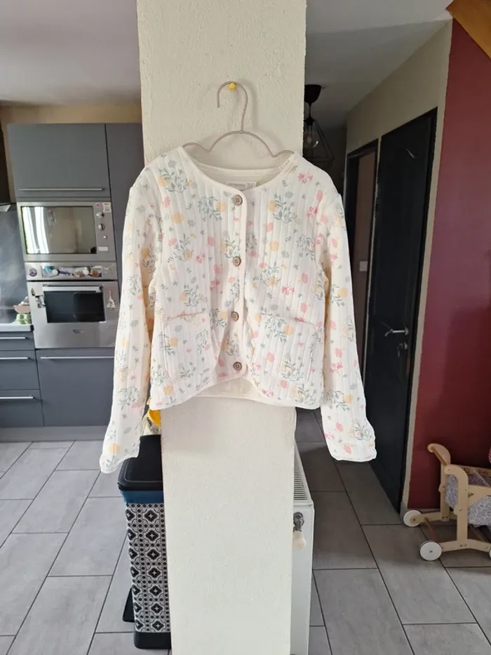 Veste fleurie