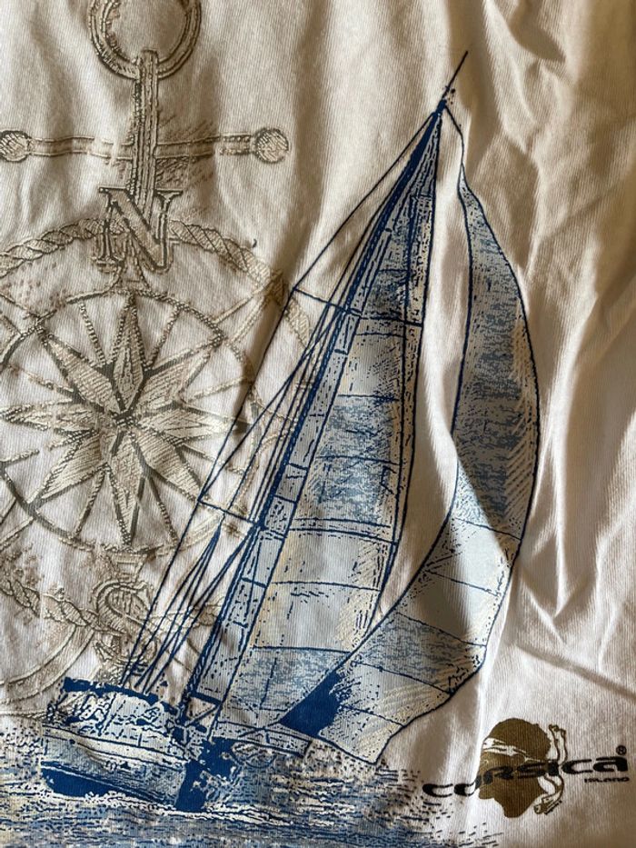 TEE shirt corse bateau - photo numéro 2