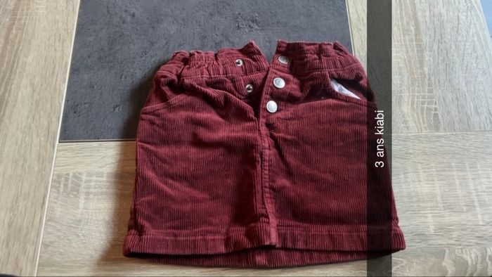 Jupe en velour