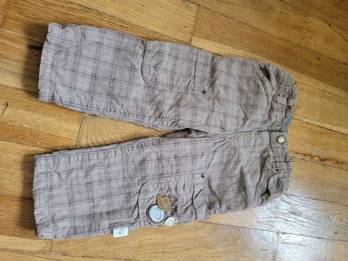 Pantalon doublé coton Sergent Major 6 mois