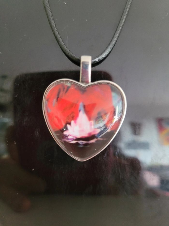 Collier fleur de lotus - photo numéro 3