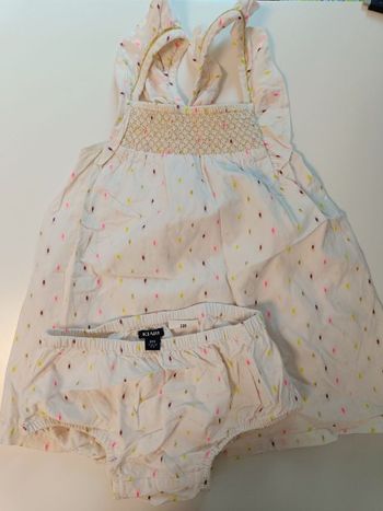 Robe + culotte cache couche Kiabi 18 mois