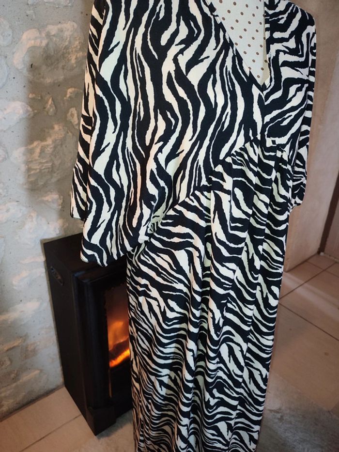 Robe longue zèbre - photo numéro 3