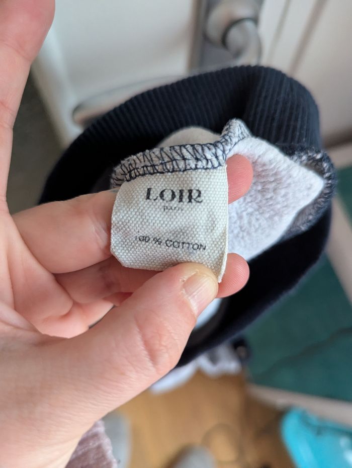 Sweat pull loir paris 36 mois gris et bleu - photo numéro 5