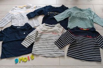 Tee shirts 9 mois