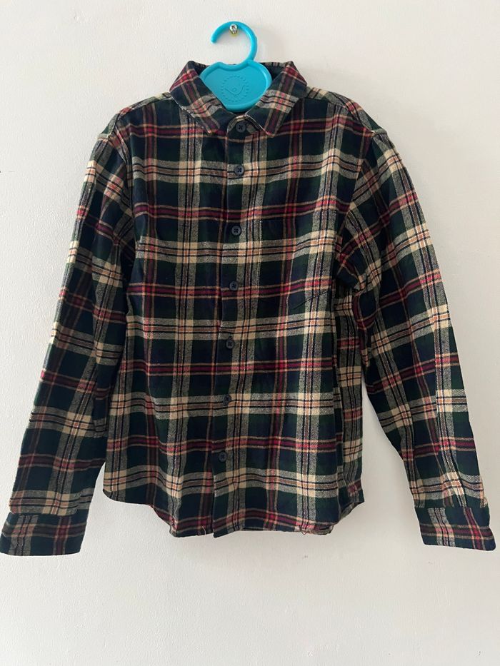 Chemise à carreaux