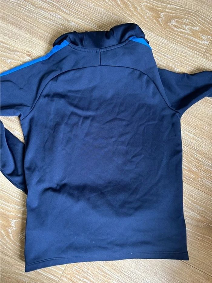 Sweat-shirt a capuche d’entraînement - dri fit - Nike bleu marine foot -16 ans - photo numéro 5
