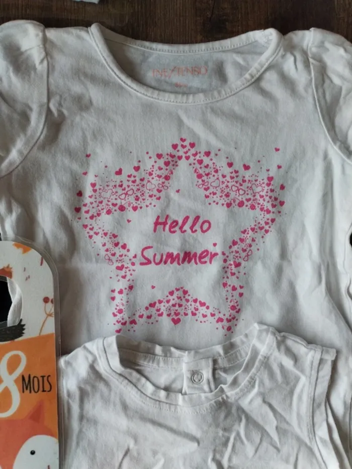 Lot de 4 t-shirts manches courtes - photo numéro 3