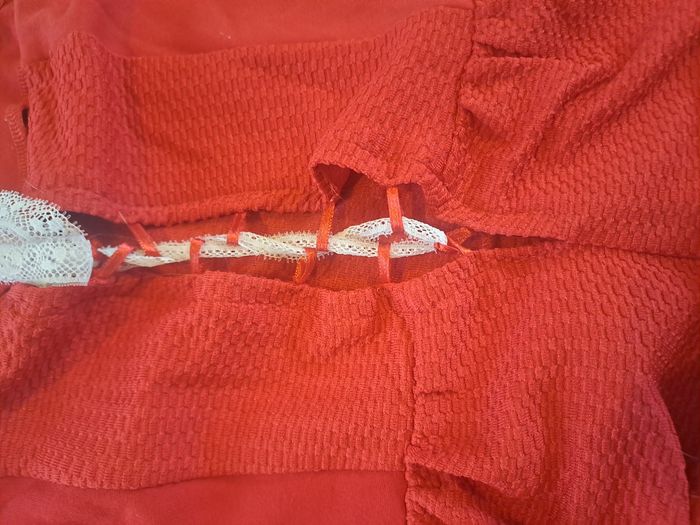 Robe bustier Paprika NafNaf Taille 34 - photo numéro 9