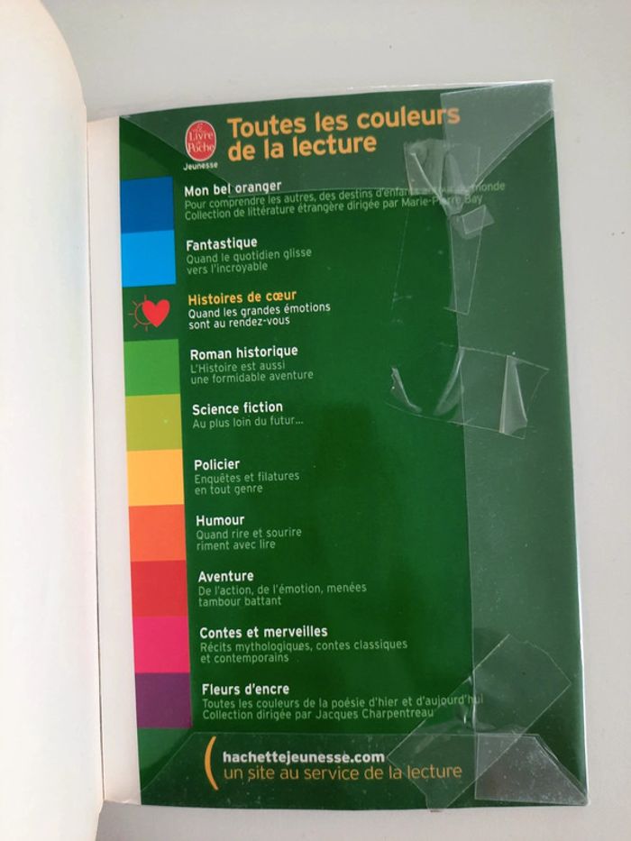 Livre de poche enfant 10 ans histoire de coeur hachette jeunesse #lora11livreenfant - photo numéro 4
