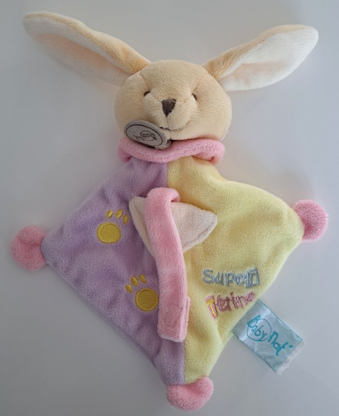Lot de 3 doudous bébé fille Baby Nat TBE - photo numéro 5