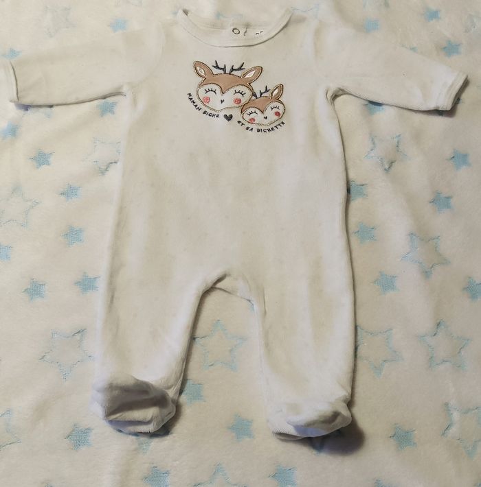 Lot pyjamas bébé 3M – Gémo + Manon & Valentin - photo numéro 2