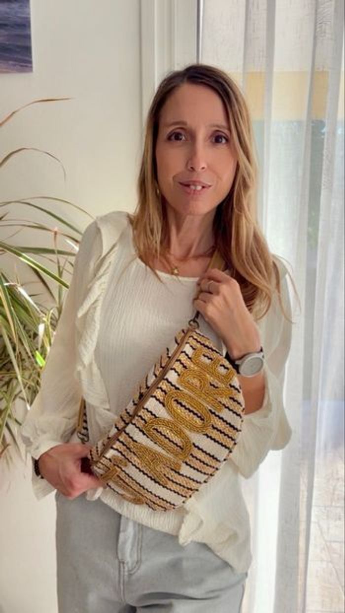 Sac banane  tendance perles dorées – J’adore - photo numéro 10