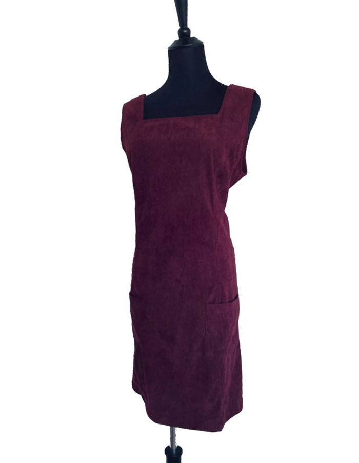 👍 Robe femme. Velours bordeaux. Neuve. Taille 42 XL. - photo numéro 9