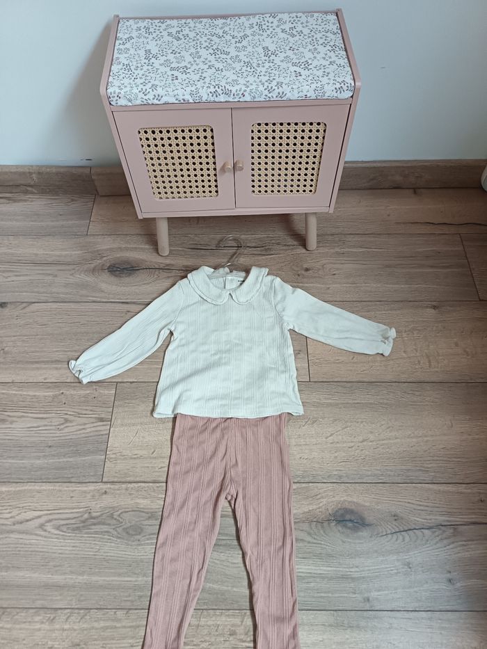 Ensemble kiabi camel crème  24 mois Neuf - photo numéro 8