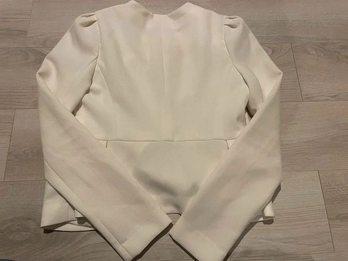 petite veste naf naf blanche - photo numéro 7