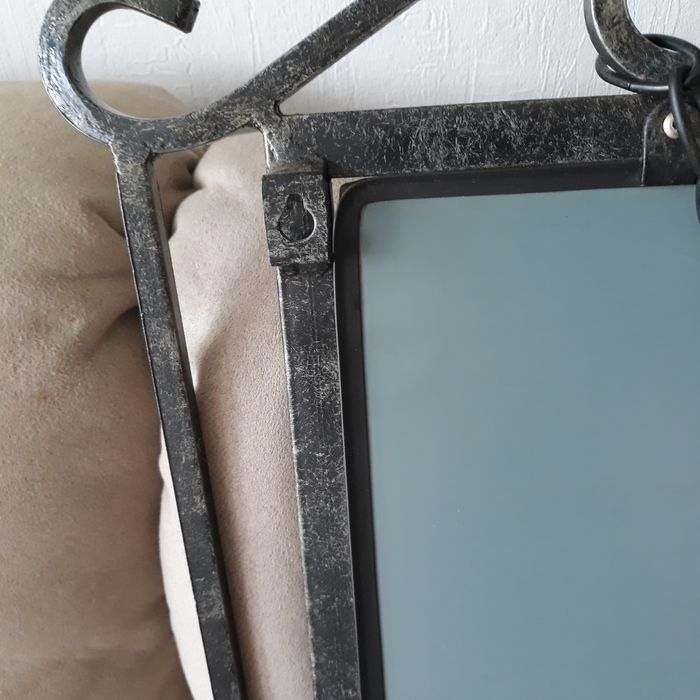 Faby27800 Miroir en fer forgé noir et doré - photo numéro 3
