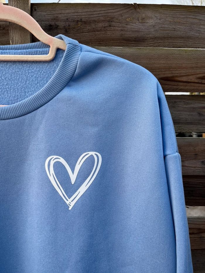 Sweat avec cœur - Taille XL - photo numéro 3