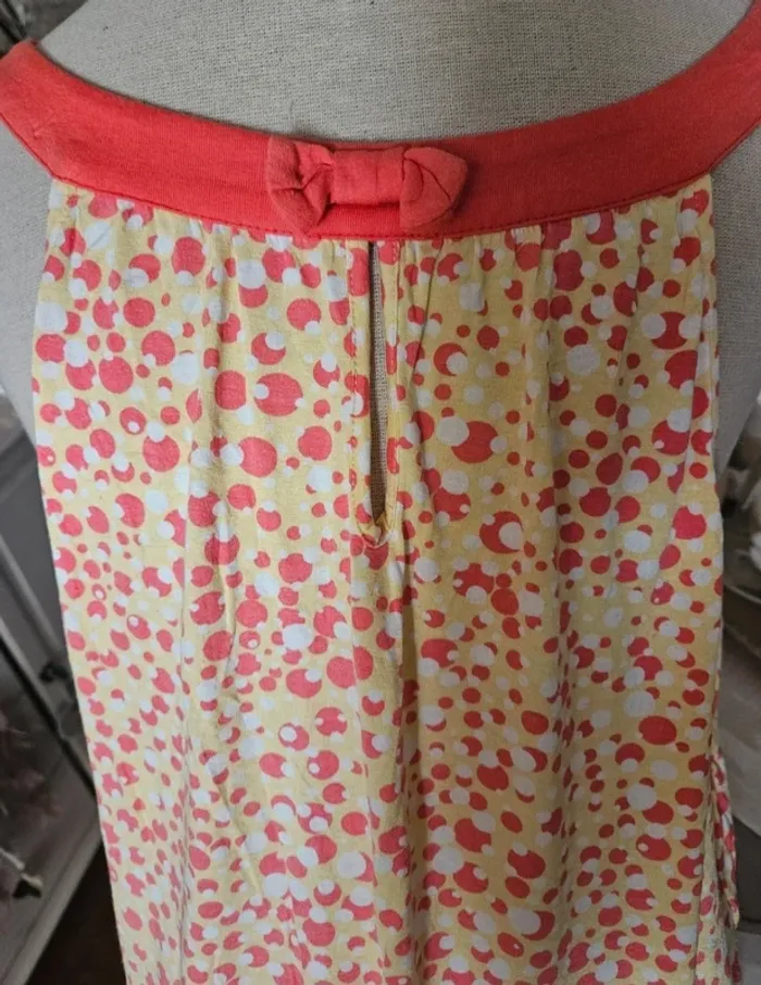 Haut jaune orangé Phildar Taille XL - photo numéro 4