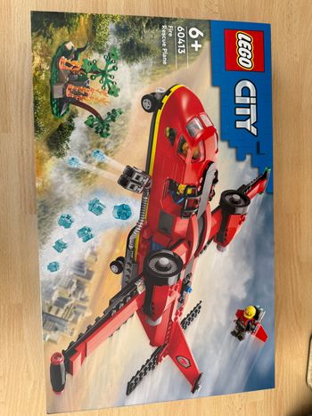 LEGO 60413 L'avion des pompiers – City – Neuf, Scellé