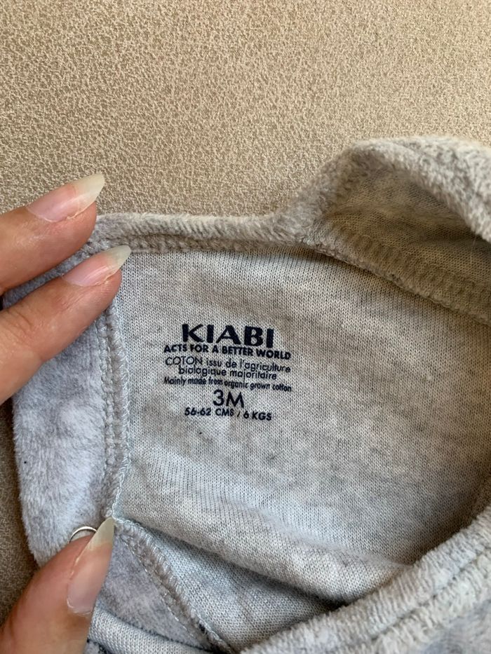 Combi-pyjama pilou Kiabi 3 mois - photo numéro 3