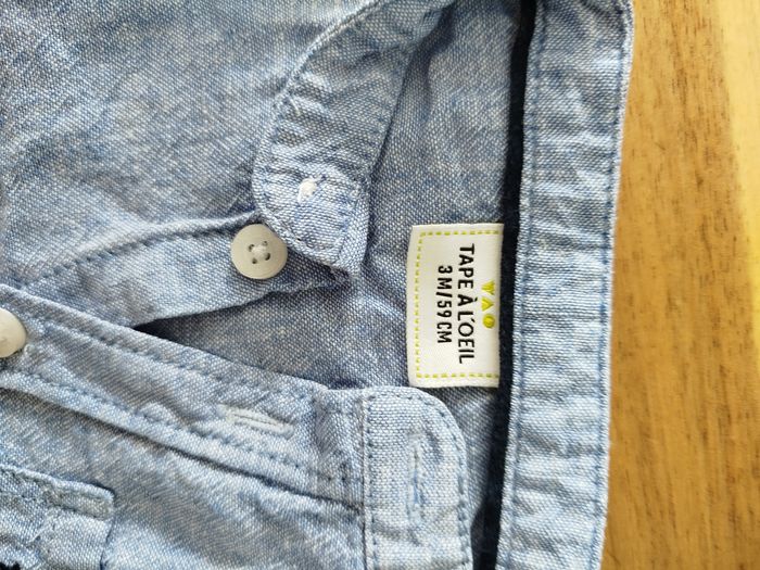 Chemise 3 mois tape à l'oeil - photo numéro 2