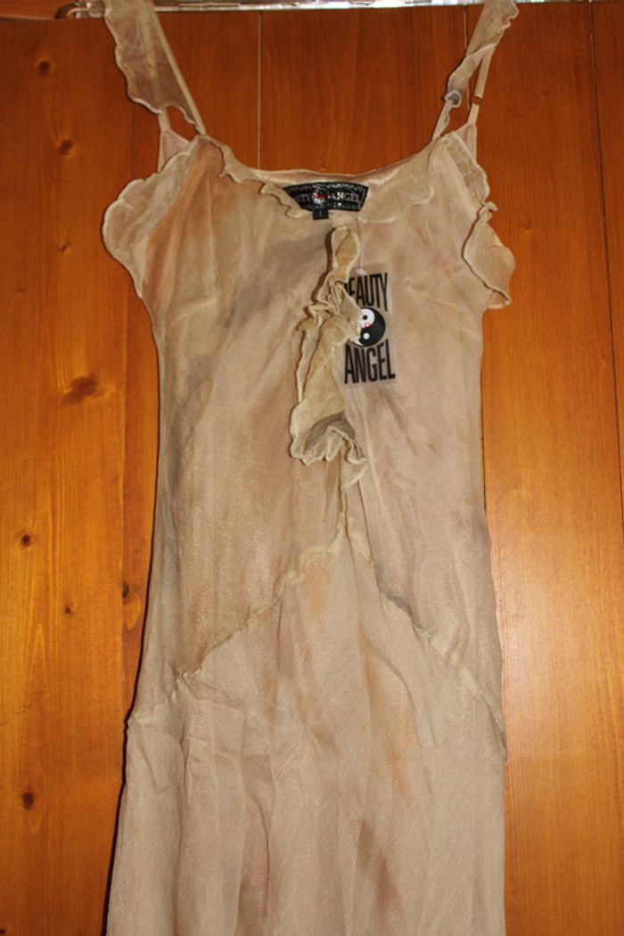 Robe asymétrique 100% soie T36-38 - photo numéro 2