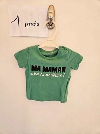 Tee-shirt 1 mois