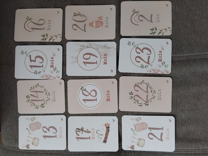 Cartes étapes bebe - photo numéro 3